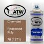 Preview: Chevrolet, Rosewood Poly, 78 (1971): 400ml Sprühdose, von ATW Autoteile West.